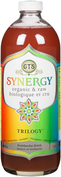 GT's Synergy Trilogy Boisson au Kombucha Biologique et Cru 1.4 L