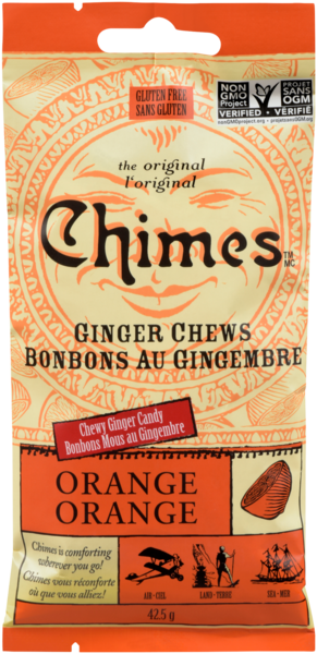 Chimes Bonbons Mous au Gingembre Orange 42.5 g