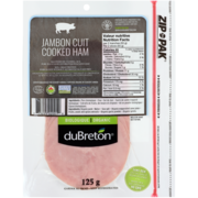 duBreton Cooked Ham Organic 125 g