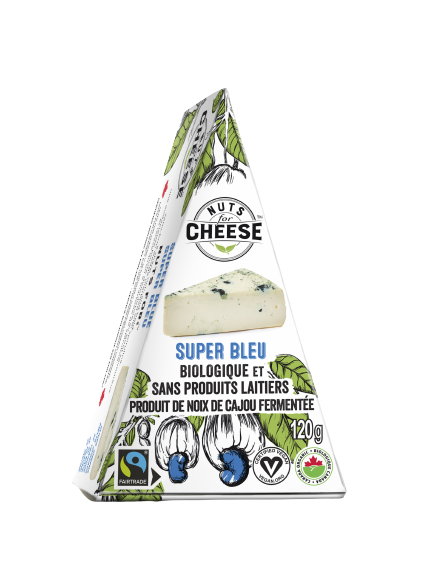Nuts for Cheese Noix de Cajou Fermentée Super Bleu biologiques 