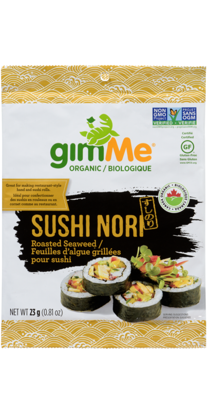 Buy gimMe Organic Roasted Seaweed Sushi Nori 23 g with same day