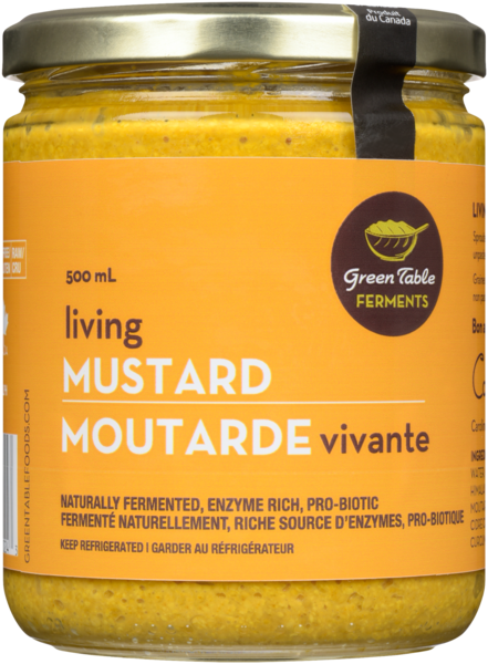 Green Table Ferments Moutarde Vivante 500 ml