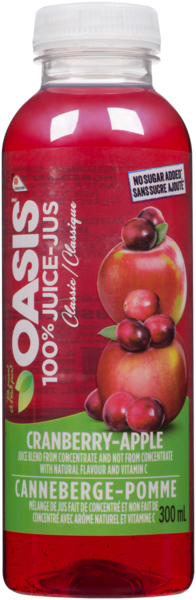Jus Oasis Canneberge Pomme