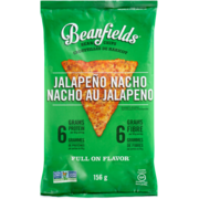 Beanfields Croustilles de Haricot Nacho au Jalapeno 156 g