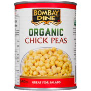 Bombay Dine Chick Peas Organic 540 ml
