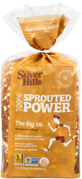 Silver Hills Sprouted Power Pain de Blé Germé The Big 16 615 g