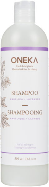 Oneka Shampooing Angélique + Lavande Tous Types de Cheveux 500 ml
