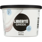 Liberté Greek Yogourt Plain 2 % M.F. 500 g