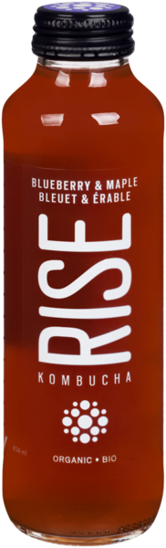 Rise Kombucha Blueberry & Maple Organic 414 ml