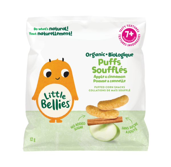 Little Bellies Soufflés Bio Aux Pommes & Canelle