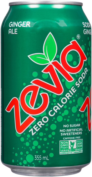 Zevia Soda Zéro Calorie Soda Gingembre 355 ml