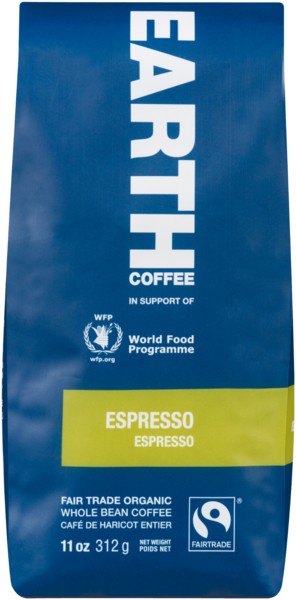 Earth Coffee Whole Bean Coffee Espresso 312 g
