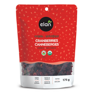 Elan Organic Dried Cranberries 175G