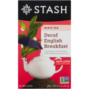Stash Black Tea Decaf English Breakfast 18 Tea Bags 36 g
