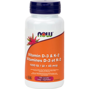 Vitamine D-3 1000Ui+K2 45Mcg 120Vcaps