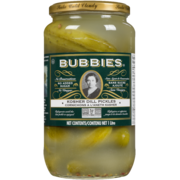 Bubbies Kosher Dill Pickles 1 Litre