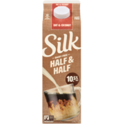 Silk Half & Half Coffee Whitener Oat & Coconut 10.5% Fat 890 ml