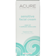 Acure Sensitive Facial Cream Argan Oil + Sunflower Amino Acids 50 ml