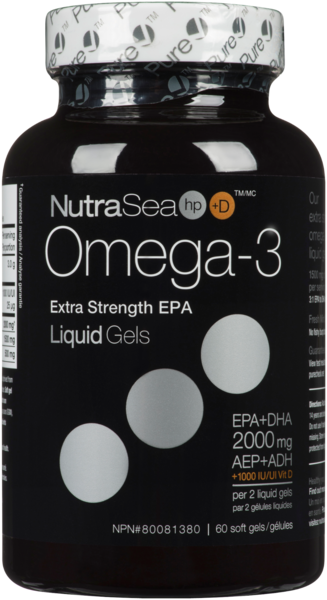 NutraSea hp +D Liquid Gels Omega-3 60 Gélules