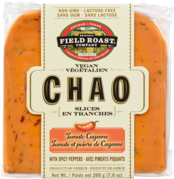 Field Roast Chao en Tranches Tomato et Poivre de Cayenne avec Piments Piquants 200 g