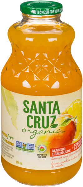 Santa Cruz Organic Limonade à la Mangue 946 ml