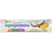 Genuine Health Fermented Vegan Proteins+ Barre Citron et Noix de Coco 55 g