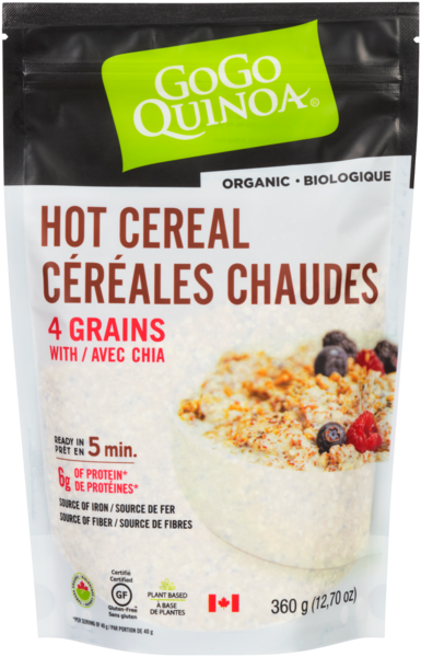 GoGo Quinoa Céréales Chaudes 4 Grains Biologique 360 g