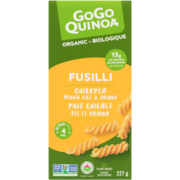 GoGo Quinoa Fusilli Pois Chiches Riz et Quinoa Biologique 227 g