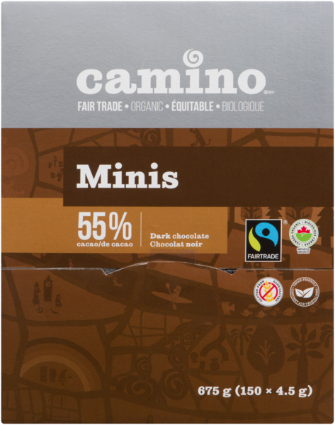 Camino Chocolat Noir Minis 150 x 4.5 g (675 g)