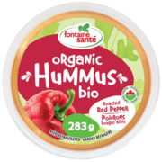 Fontaine Santé Hummus Bio Poivrons Rouges Rôtis