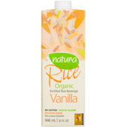 Natur-a Rice Organic Fortified Rice Beverage Vanilla 946 ml