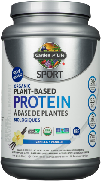 Garden Of Life SPORT - Protéine à base de plantes biologiques - Vanille