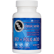 AOR Classic Series B12 + Folic Acid 6 mg 60 Vegi-Caps