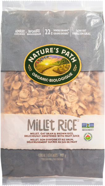 Nature's Path Flocon Millet Riz Brun Ecopac Bio