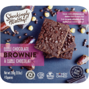 Shockingly Healthy! Brownie Double Chocolate 4 Squares 280 g
