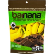Barnana Tendres Bouchées de Bananes Biologique Chocolat Noir 100 g