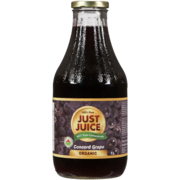 Just Juice Organic Concord Grape juice