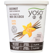 Yoso Simili-Yogourt de Noix de Coco Vanille 440 g