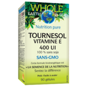 Whole Earth & Sea® Tournesol Vitamine E 400 UI 90 gélules