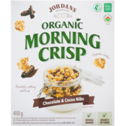 Jordans Morning Crisp Organic Chocolate & Cocoa Nibs 450 g