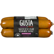Gusta Vegan Wheat Sausage Montréalaise Smoked Spices 350 g