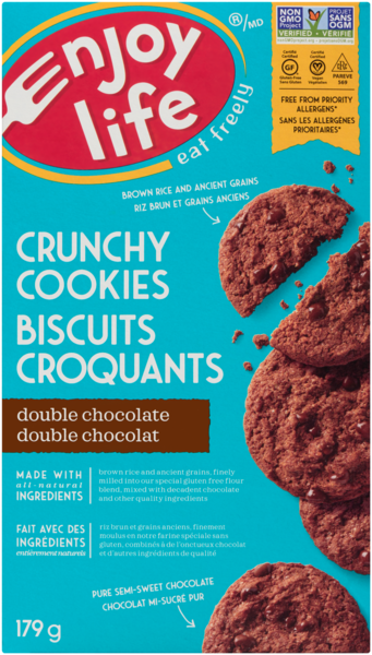 Enjoy Life Biscuits Croquants Double Chocolat 179 g
