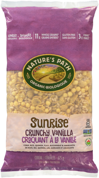 Nature's Path Céréales Sunrise Vanille Ecopac Sans Gluten Bio