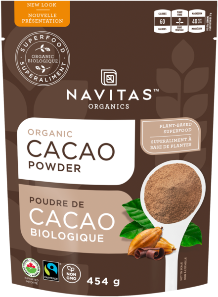Navitas Organics Poudre de Cacao Biologique 454 g