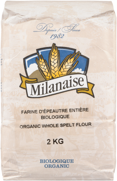 Milanaise Farine d'Épeautre Entière Biologique 2 kg