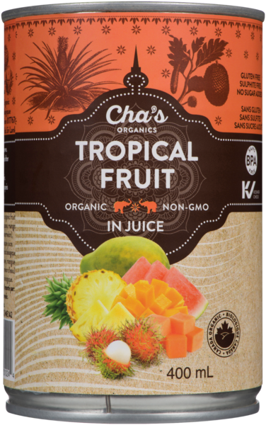 Cha's Organics Fruits Exotiques au Jus 400 ml