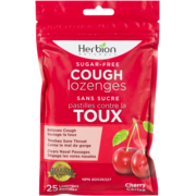 Herbion Naturals Cough Lozenges Sugar-Free Cherry 25 Lozenges