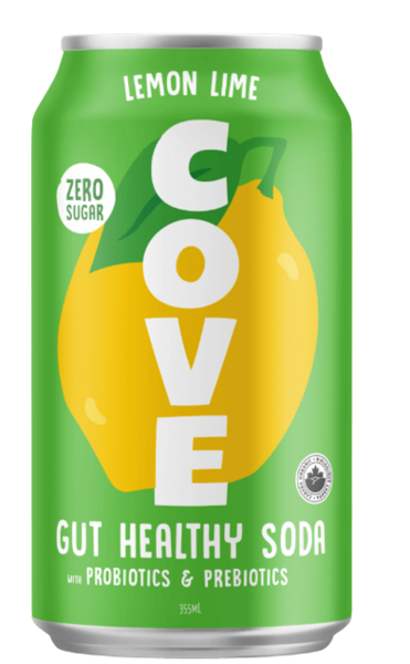 Cove Soda Santé Biologique Citron-Lime 355ml