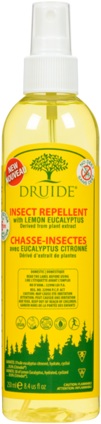 Druide Chasse-Insectes avec Eucalyptus Citronné 250 ml