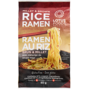 Lotus Foods Rice Ramen Millet & Brown with Miso Soup Mix 80 g